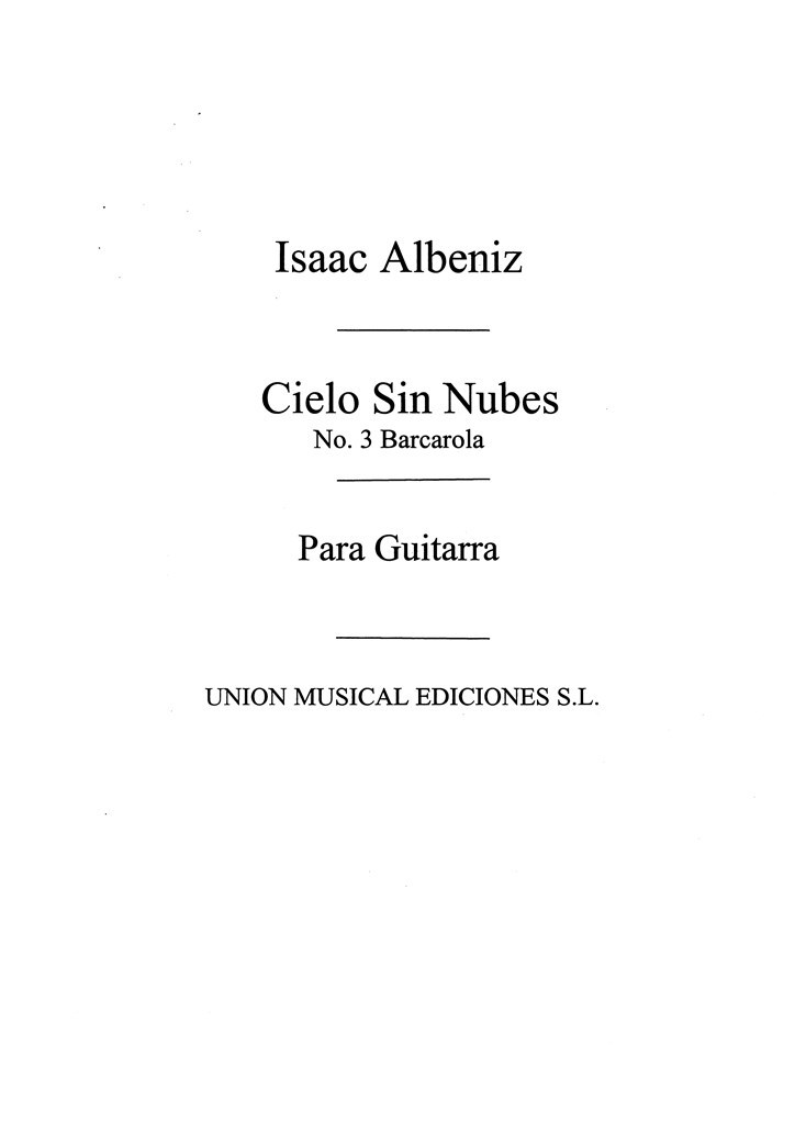 Cielo sin nubes